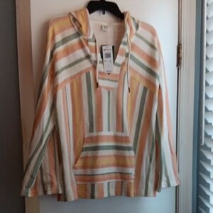 Roxy Multicolor Striped Hoodie